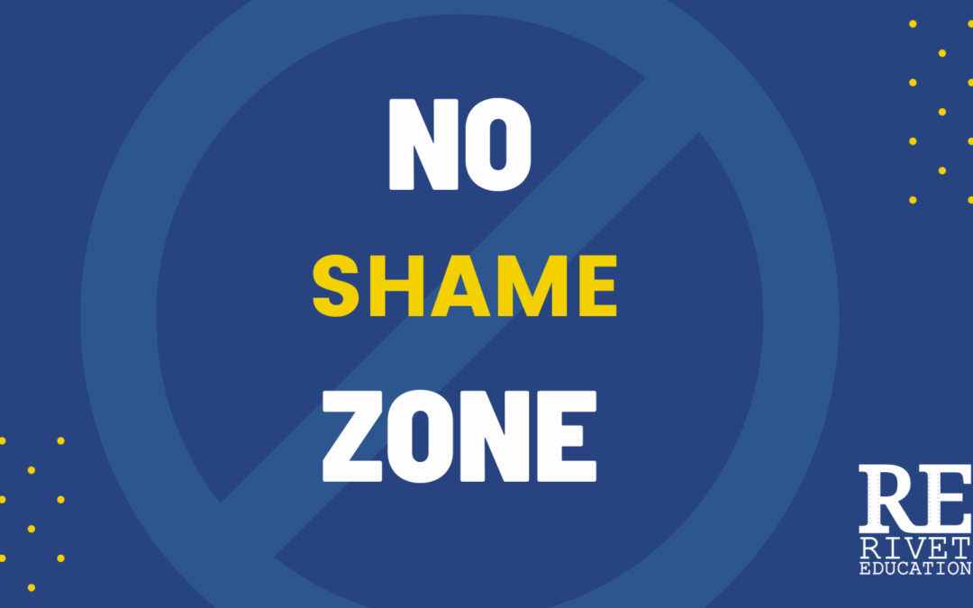 The Call for a “No Shame Zone” in Professional Learning